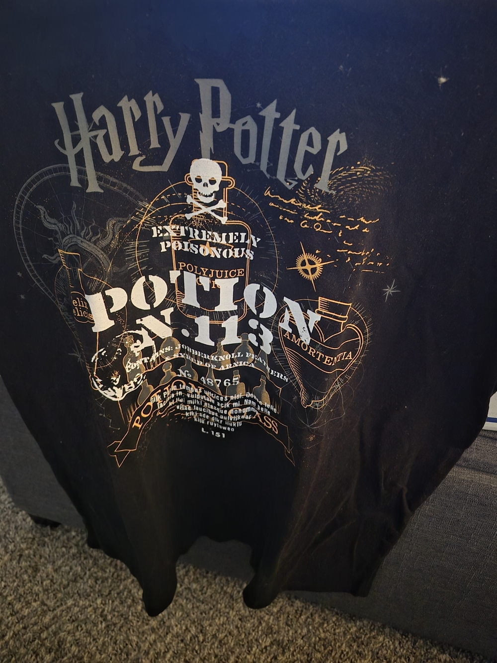 Lot Of 2 Harry Potter Short Sleeve Crew Neck Tees Size Small